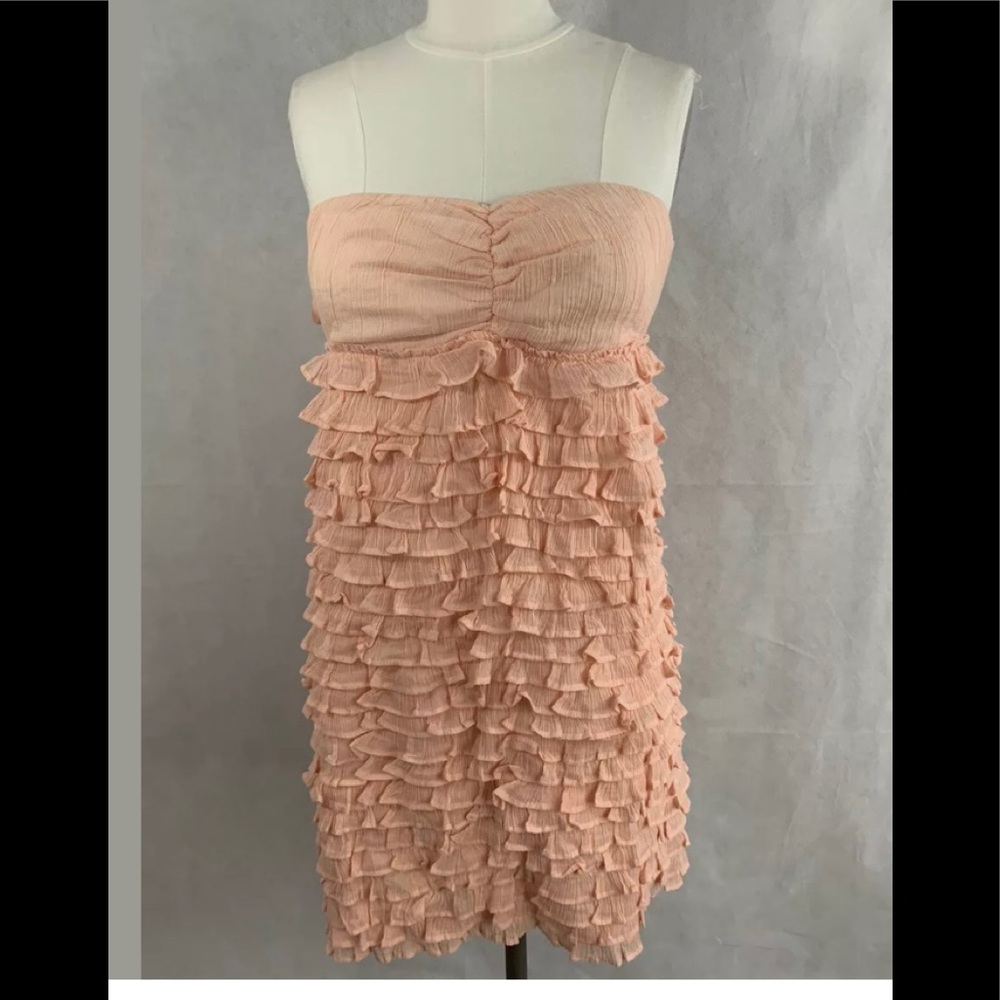 NWT J Crew Ginny Strapless Cocktail Dress Pin Sz M
